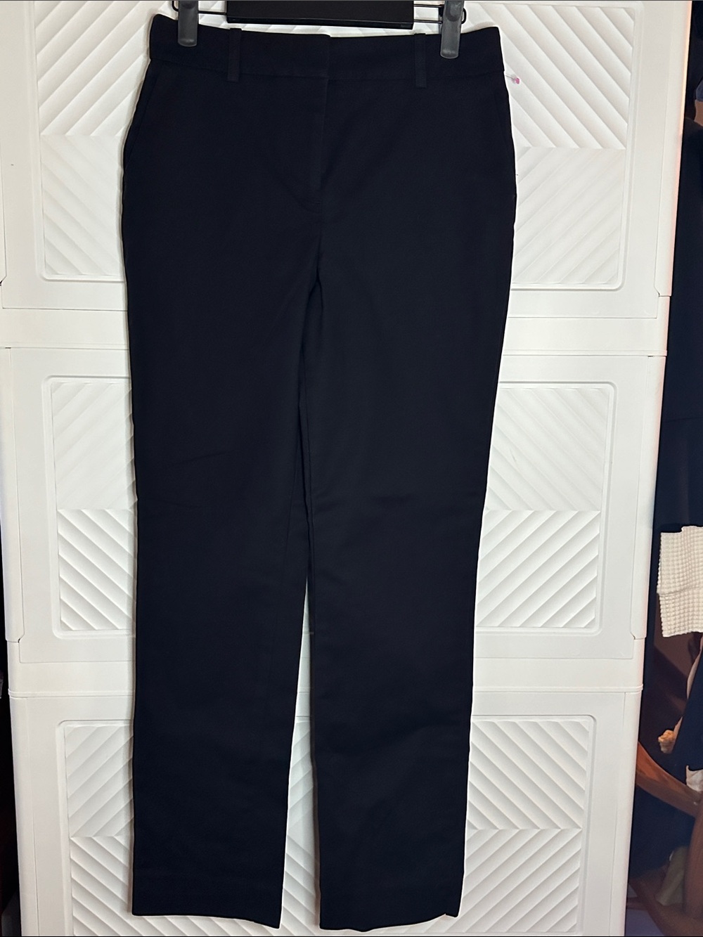 Boden Black Straight-Leg Women's Trousers